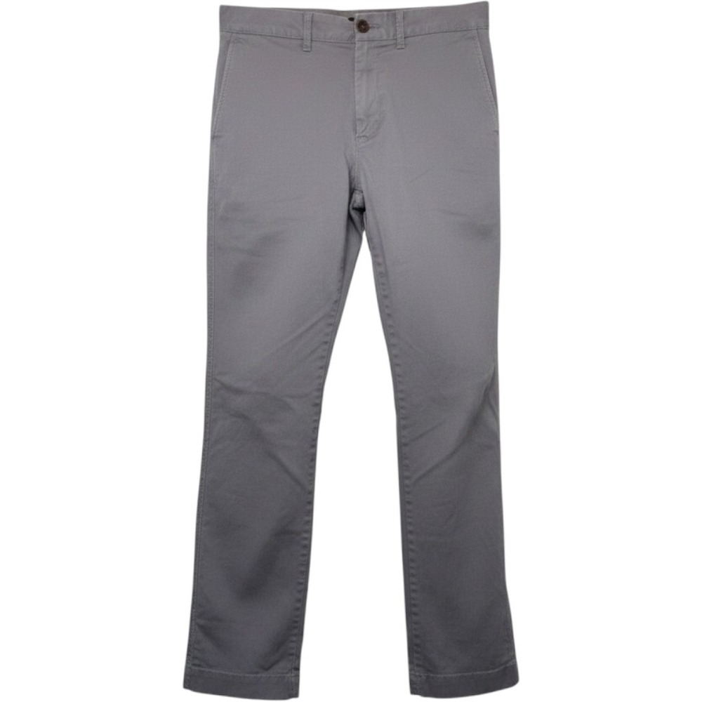 J. Crew Men's Straight Flex Tech Gray Pants Office Casual Work Business 33x32